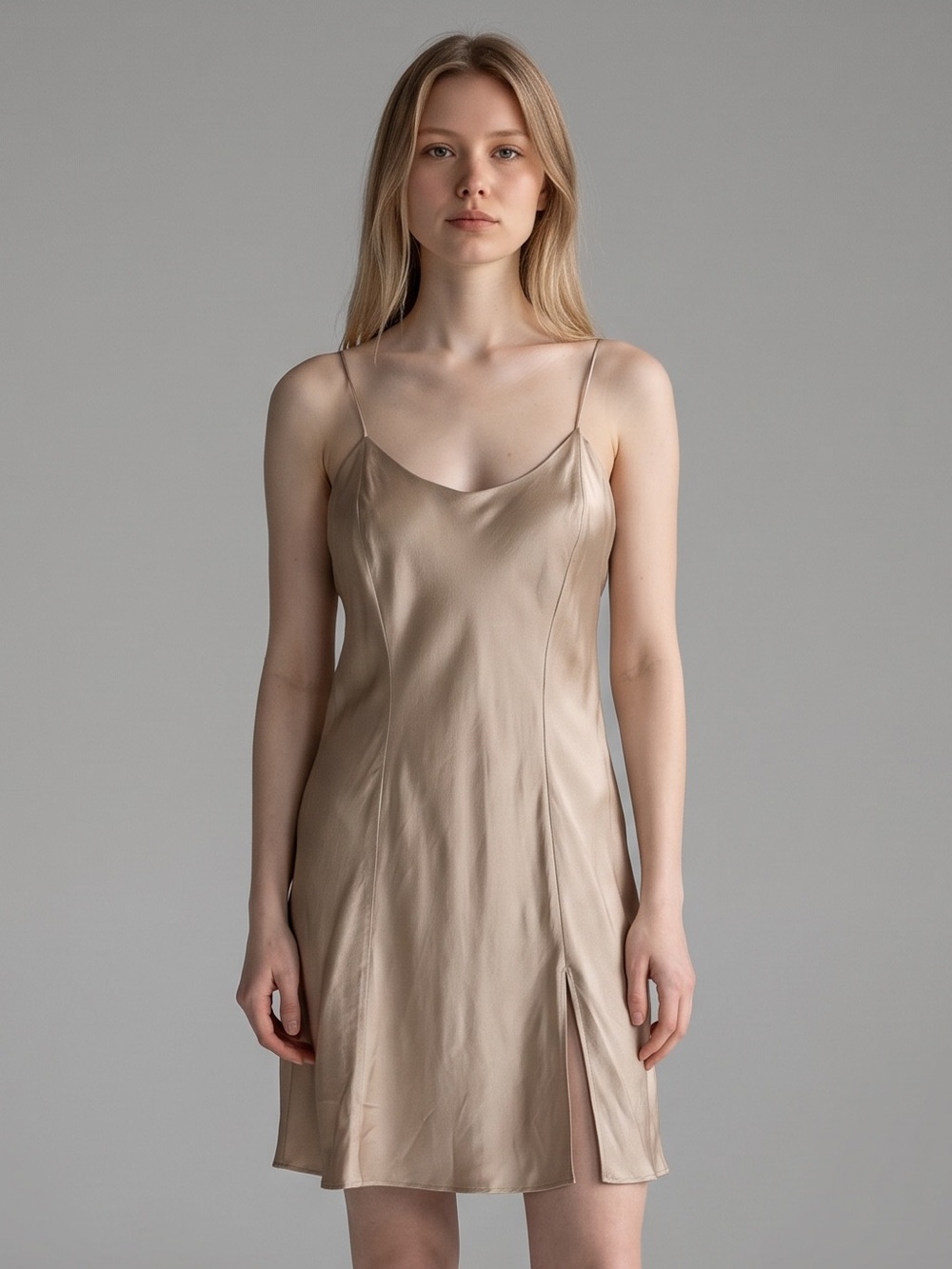 Victoria’s Secret Vintage Y2K 100% Silk Slip in Nude  Intimates. Lingerie. M
